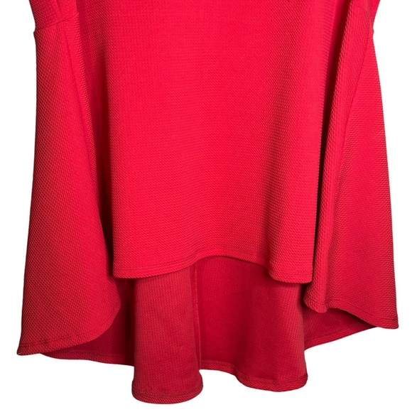 Torrid Fuchsia Pink Passion Textured Ponte Hi Lo Peplum‎ Top Size 3/3X #12576096 - Picture 5 of 13